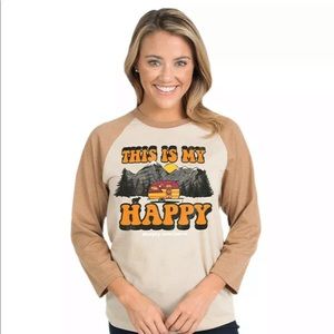 Simply Southern mountain retro quarter sleeve tee